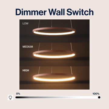 Brice Modern Contemporary Iron Integrated LED Pendant